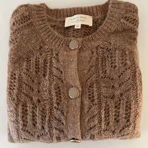 Sezane Camel Tonio Cardigan XS/34